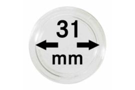 Hagelnieuw & Afgeprijsd! Lindner Muntcapsules 31 mm per 10 Stuks (Lindner 2250031P)