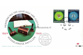 Nederlandse Antillen (Palmboom) NVPH E54 (E54P) Onbeschreven 100 jaar Hof van Justitie 1969