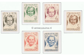 Nederland NVPH 454-459 Postfris Prinsessenzegels 1946