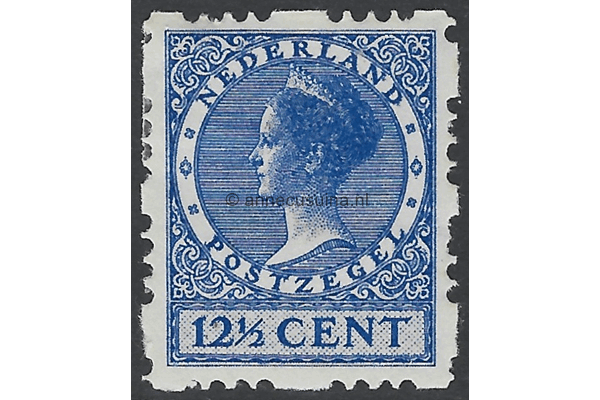 Nederland NVPH R47 Ongebruikt (12 1/2 cent) Vierzijdige roltanding Koningin Wilhelmina (type Veth) 1928