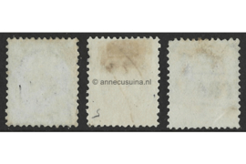 Nederland NVPH 4-6 Gestempeld FOTOLEVERING 2e emissie Koning Willem III 1864