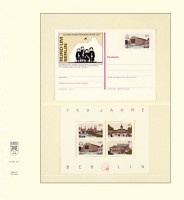 Hagelnieuw & Afgeprijsd! Lindner T-Blanco blad met 2 stroken (Lindner 802210P) (per 10 stuks)