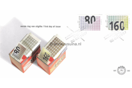 Nederland NVPH E360 Onbeschreven 1e Dag-enveloppe Honderd voor uw zaken 1997