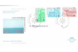 Nederland NVPH E264 Onbeschreven 1e Dag-enveloppe Zomerzegels 1989