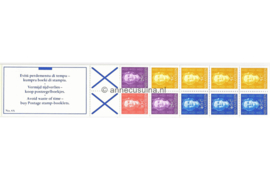 Nederlandse Antillen NVPH PB 4A (rechts) Postfris Postzegel-/Automatenboekje Type Hartz, 4 x no. 604 + 1 x no. 605 + 2 x no. 608 + 3 x no. 610 (blauw kruis) 1979