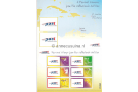 Nederlandse Antillen NVPH 1458 Gestempeld Blok Persoonlijke postzegels ; 6 zegels van 95 ct 2003
