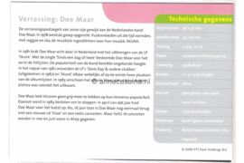 Nederland NVPH M228 (PZM228) Postfris Postzegelmapje Doe Maar (uit PB61) 2000