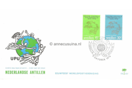 Nederlandse Antillen (Palmboom) NVPH E87 (E87P) Onbeschreven 100 jaar Wereldpostvereniging (UPU) 1974