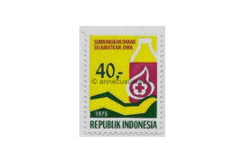 Indonesië Zonnebloem 817 Postfris Ter stimulering van het geven van bloed 1975