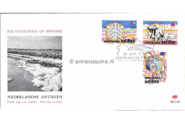 Nederlandse Antillen (Palmboom) NVPH E91 (E91P) Onbeschreven Zoutindustrie Bonaire 1975