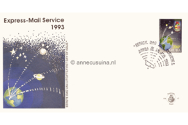 Aruba NVPH E43 Onbeschreven 1e Dag-enveloppe Universum, Expresse post 1993