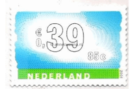 Nederland NVPH 1989 Gestempeld/Gelopen (0,39/0,85) Tien voor uw post in dubbele waarde 2001