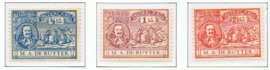 Nederland NVPH 87-89 Postfris Michiel de Ruyter  1907