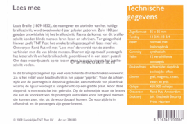 Nederland NVPH M389a (PZM389a) Postfris Postzegelmapje Lees mee (100 jaar Braille) 2009