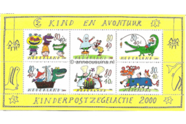 Nederland NVPH 1930 Postfris Blok Kinderzegels 2000