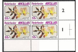 Nederlandse Antillen NVPH 583 Postfris (55 cent) (Blokje van vier) HOEKSTUK Flora 1978