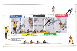 Nederland NVPH 1517 Gestempeld Blok Olympische Spelen Barcelona en Olympische winterspelen Albertville 1992