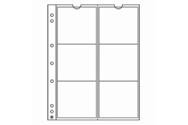 Leuchtturm Muntbladen/etuis Numis 55 (PER 5 STUKS)  (Leuchtturm/Lighthouse 330456)