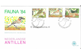 Nederlandse Antillen (Postdienst) NVPH E169 (E169PO) Onbeschreven 1e Dag-enveloppe Fauna, vogels 1984