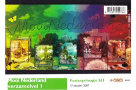 Nederland NVPH M363 (PZM363) Postfris Postzegelmapje Verzamelblok Mooi Nederland (5) (2525) 2007