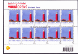 Nederland NVPH V3013-Ab-21 Postfris Abonnementsuitgaven (Persoonlijke Postzegels) Velletje Nederlandse vuurtorens Texel, Eierland 2014