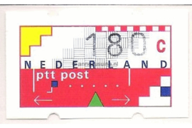 SPECIALITEIT! Nederland NVPH AU18 Postfris MET RUGNUMMER 1570 (180 cent) Automaatstroken, Voordrukzegel voor Klüssendorf-automaat 1996