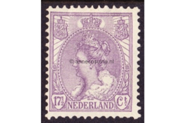 Nederland NVPH 66 Ongebruikt (17 1/2 cent) Koningin Wilhelmina (bontkraag) 1899-1921