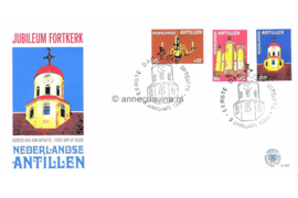 Nederlandse Antillen (Postdienst) NVPH E128 (E128PO) Onbeschreven 1e Dag-enveloppe 210 jaar Fortkerk 1980