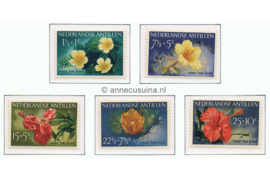 Nederlandse Antillen NVPH 248-252 Postfris Kinderzegels, Bloemen 1955