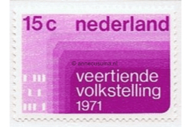 Nederland NVPH 984 Postfris Veertiende volkstelling 1971