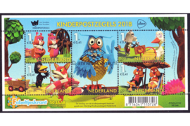 Nederland NVPH 3694 Postfris Blok Kinderzegels; 50 jaar Fabeltjeskrant 2018