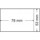 Lindner Pergamijn enveloppe 53 x 78 mm + 14 mm klep (Lindner 702) Per 500 stuks