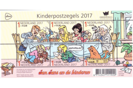 Nederland NVPH 3586 Postfris Blok Kinderpostzegels 2017