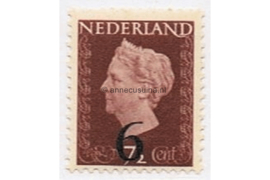 Nederland NVPH 549 Postfris Opruimingsopdruk Wilhelmina Hartz 1950