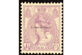 Nederland NVPH 59 Ongebruikt (4 1/2 cent) Koningin Wilhelmina (bontkraag) 1899-1921