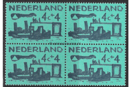 Nederland NVPH 722 Postfris (4+4 cent) (Blokje van vier) Zomerzegels 1959