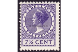 Nederland NVPH 179 Gestempeld (7 1/2 cent) Koningin Wilhelmina Veth Met watermerk 1926-1939