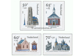 Nederland NVPH 1324-1327 Gestempeld Zomerzegels, kerken 1985