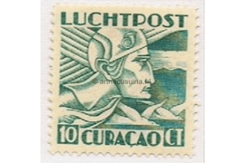 Curaçao NVPH LP4 Ongebruikt (10 cent) Mercuriuskop 1931-1939