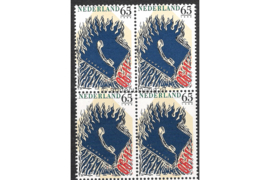 Nederland NVPH 1456 Postfris (65 cent) (Blokje van vier) Landelijk alarmnummer 1990