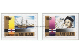 Nederlandse Antillen NVPH 1004-1005 Postfris Columbus 1992