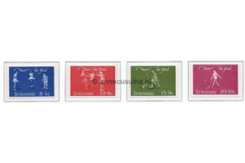 Suriname NVPH 414-417 Postfris Kinderzegels 1964