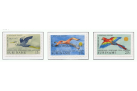 Suriname NVPH 553-555 Postfris Lijndienst Amsterdam-Paramaribo