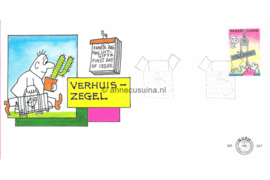 Nederland NVPH E347 Onbeschreven 1e Dag-enveloppe Verhuispostzegel 1996