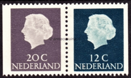 Nederland NVPH C45 Ongebruikt links en rechts ongetand (20+12)