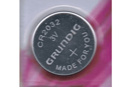 GRUNDIG CR2032 / 3 Volt / 200 mAh Knoopcel Batterij  (per stuk)