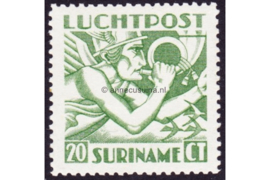 Suriname NVPH LP15 Postfris (20 cent) Mercuriuskop Indische druk 1941