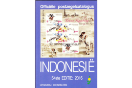 GEBRUIKT Postzegelcatalogus Zonnebloem Indonesië 2016