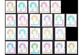 Nederland NVPH 2036-2731 Postfris ( Incl. 2467B; Doorgestanst/Normale & Veiligheid Perforatiestans) Langlopende serie Koningin Beatrix 2002-2010