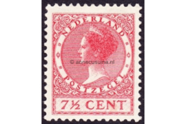 Nederland NVPH 180 Ongebruikt (7 1/2 cent) Koningin Wilhelmina Veth Met watermerk 1926-1939